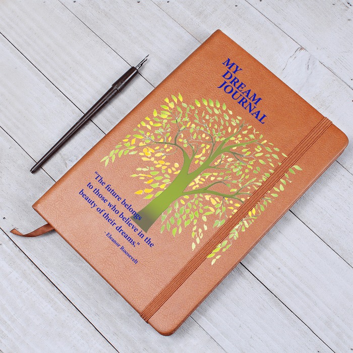 Keep your dreams alive with this leather bound Dream Journal
