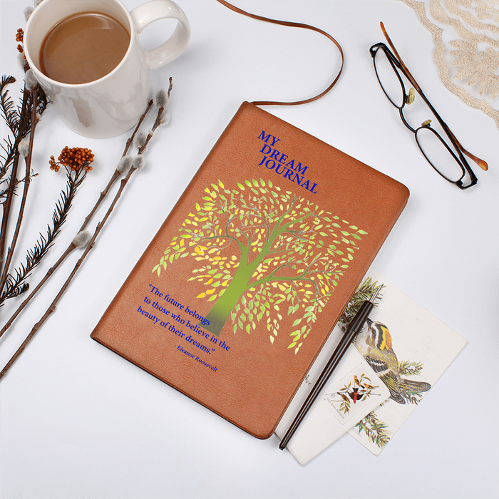 Keep your dreams alive with this leather bound Dream Journal